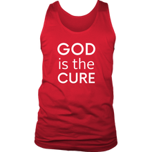 Load image into Gallery viewer, God is the Cure Mens Tank