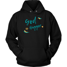 Load image into Gallery viewer, God is Bigger Hoodie