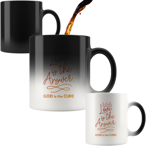 Love is the Answer Color Changing Mug