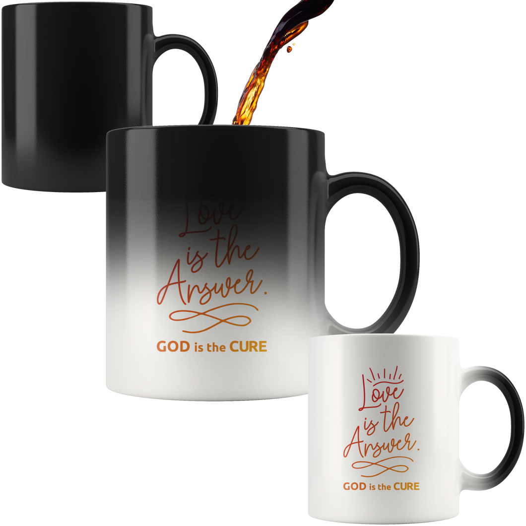Love is the Answer Color Changing Mug