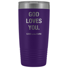 Load image into Gallery viewer, God Loves You 20ox Vacuum Tumbler