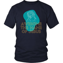 Load image into Gallery viewer, Awesome the Name of Jesus Mens Tee