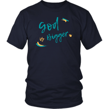 Load image into Gallery viewer, God is Bigger Mens Tee