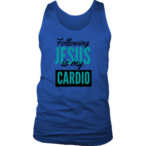 Following Jesus is my Cardio Mens Tank