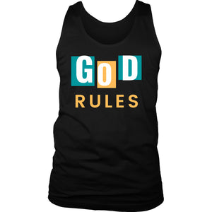 God Rules Mens Tank
