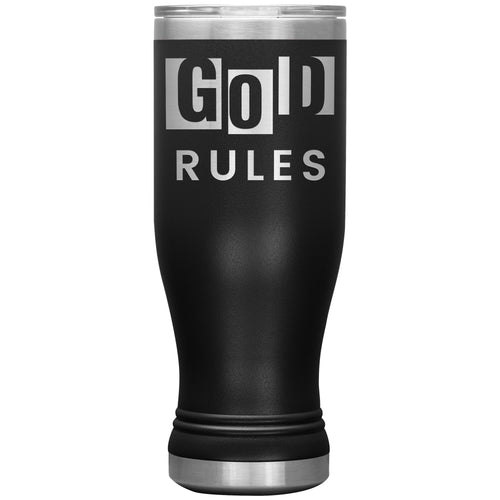 God Rules  Boho 20oz Tumbler