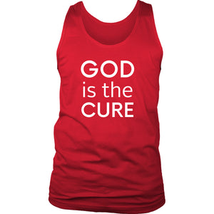 God is the Cure Mens Tank