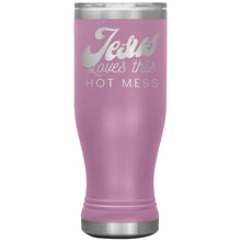 Load image into Gallery viewer, Jesus Loves This Hot Mess Boho Tumbler