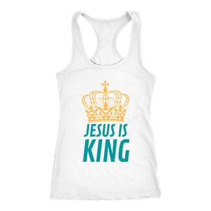 Jesus is King Ladies Tank
