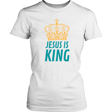 Load image into Gallery viewer, Jesus is King Ladies Tee