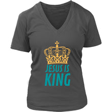 Load image into Gallery viewer, Jesus is King V-Neck