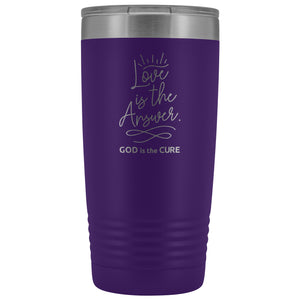 Love is the Answer 20oz Vacuum Tumbler