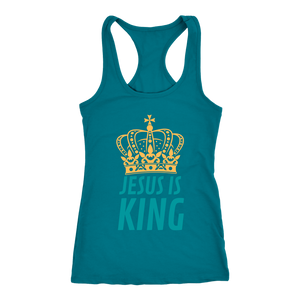 Jesus is King Ladies Tank