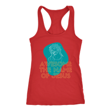 Load image into Gallery viewer, Awesome the Name of Jesus Ladies Tank