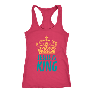 Jesus is King Ladies Tank