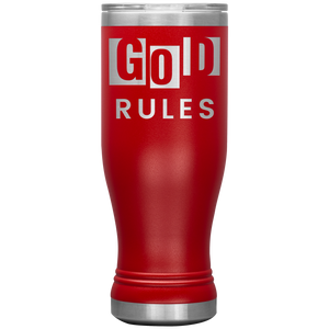 God Rules  Boho 20oz Tumbler