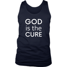 Load image into Gallery viewer, God is the Cure Mens Tank