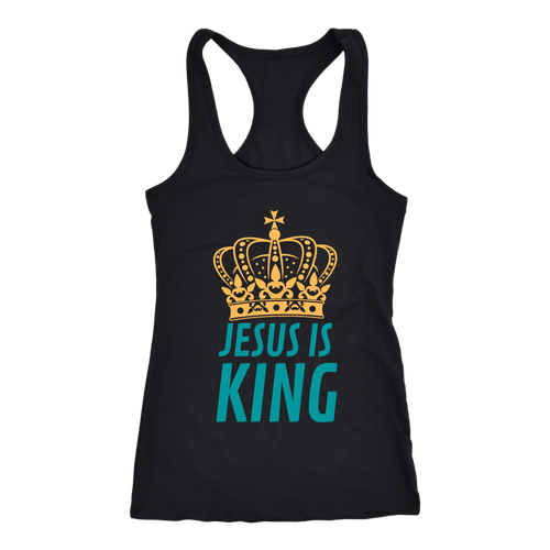 Jesus is King Ladies Tank