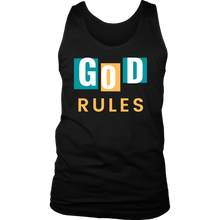 Load image into Gallery viewer, God Rules Mens Tank
