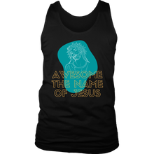 Load image into Gallery viewer, Awesome the Name of Jesus Mens Tank
