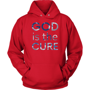 God is the Cure Clouds Hoodie