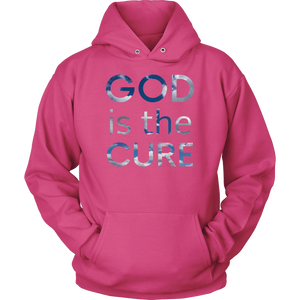 God is the Cure Clouds Hoodie