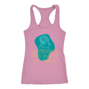 Awesome the Name of Jesus Ladies Tank